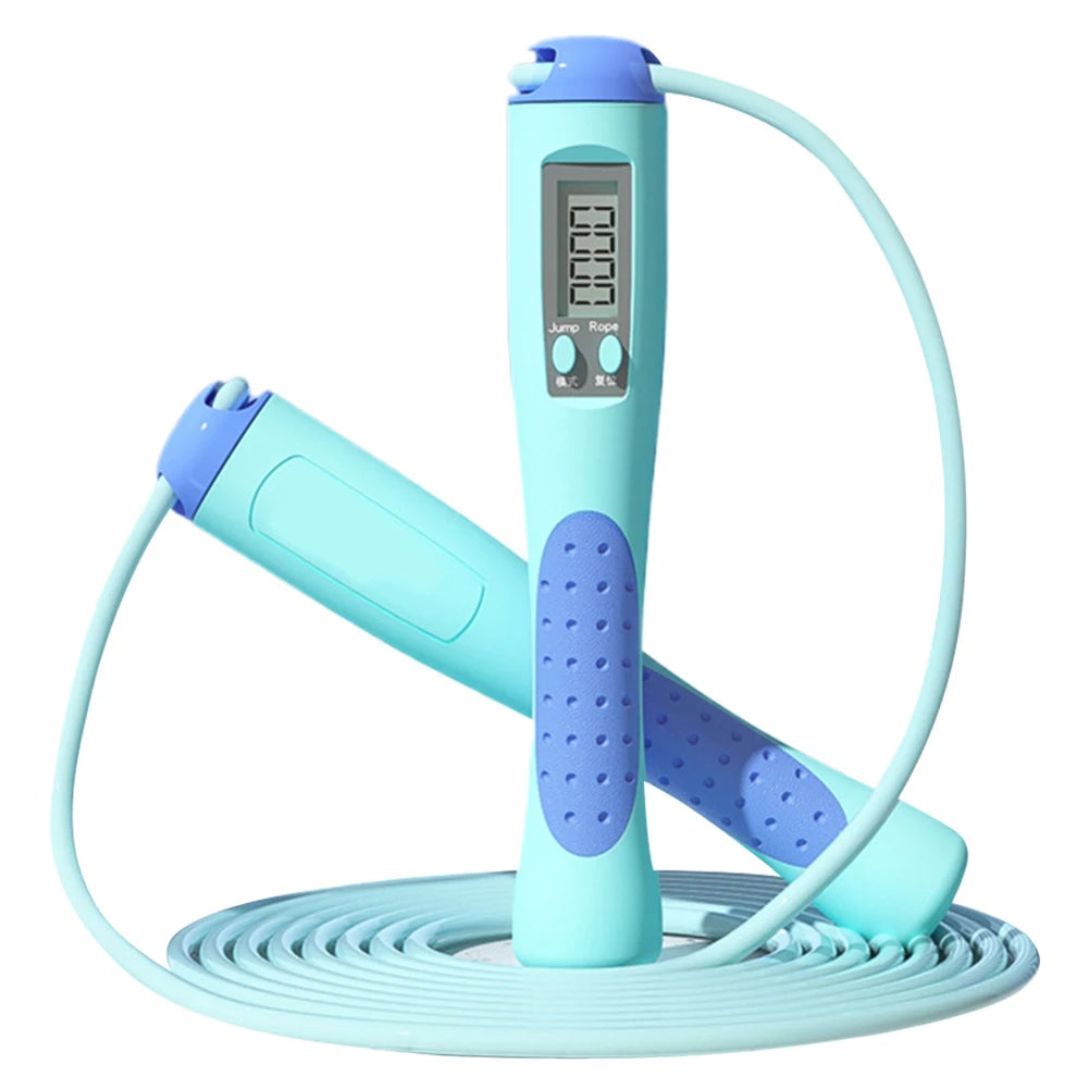 Counting Jump Rope Skipping Rope Adjustable Training Jump Rope with Counter Skipping Long Jump Rope for Kids Adults