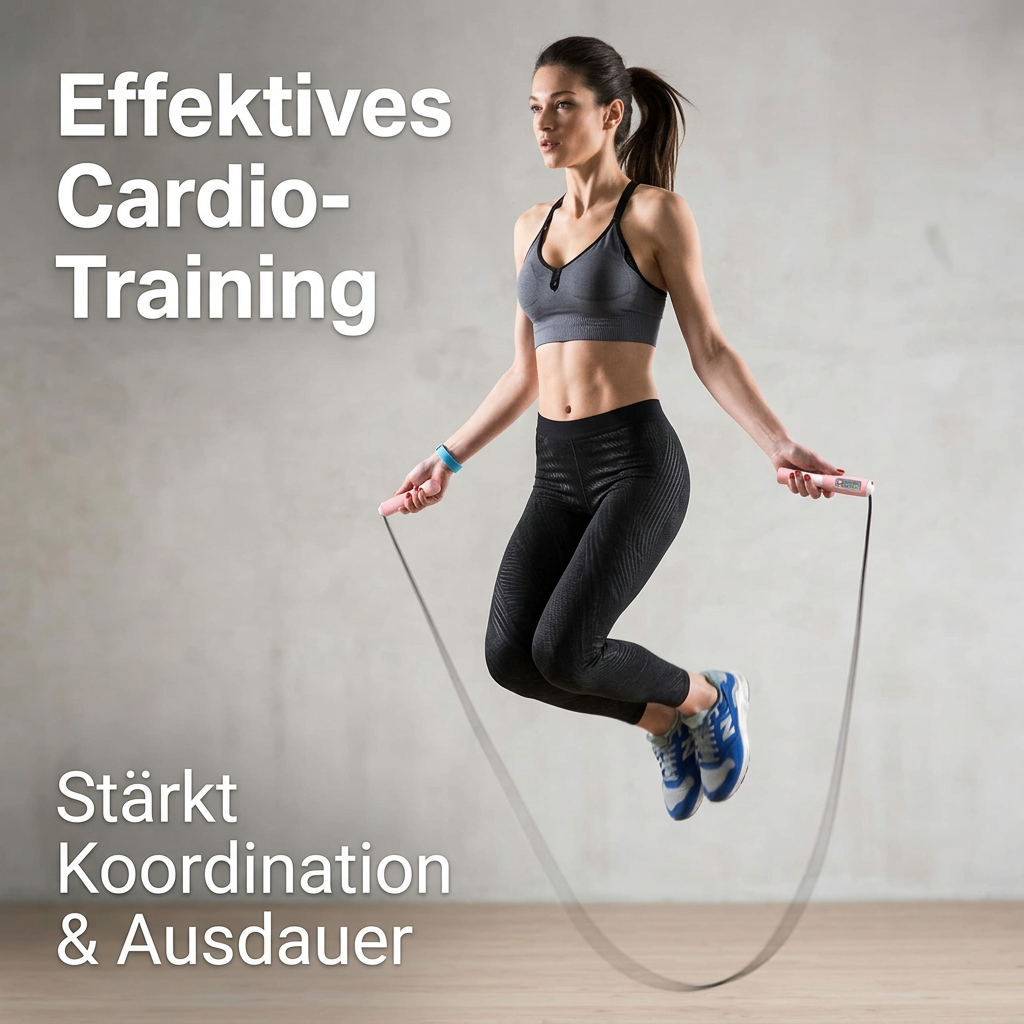 Springseil mit Zähler – Verstellbares Trainings-Springseil für Kinder & Erwachsene