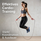 Springseil mit Zähler – Verstellbares Trainings-Springseil für Kinder & Erwachsene